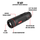 TE421 Thermal Monocular 1.9X 400x300 25mm