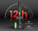 Thermal rifle scope with 12-hour battery life, USB-C charging, and 18650 standard battery compatibility
