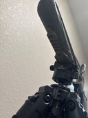 Leofoto tripod mount with MF adapter for thermal rifle scope setup