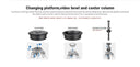 SO-362CX Inverted Outdoors Series Carbon Fiber Tripod with 75mm Bowl features