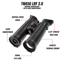TN650 LRF 2.0 Thermal Binoculars with LRF