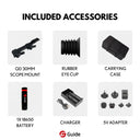 Guide thermal scope accessories: QD mount, eye cup, case, 18650 battery, charger, 5V adapter