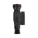 Black thermal rifle scope with red accent ring, designed for predator hunting and night vision use.