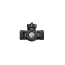 Compact thermal rifle scope with adjustable focus for predator hunting
