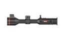 Guide thermal rifle scope with red accent, designed for predator hunting and night vision use.