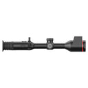 Black thermal rifle scope with red accent, designed for predator hunting and night vision use.