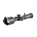 Guide thermal rifle scope with red accent, designed for predator hunting and night vision use.
