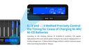 XTAR VC8 Type-C 8 bay intelligent lithium ion battery charger LCD Display for 3.6V 3.7V Li-ion 1.2V Ni-MH C Batteries (No Wall Adapter)