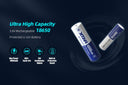 XTAR 3.6V 18650 4000 Mah